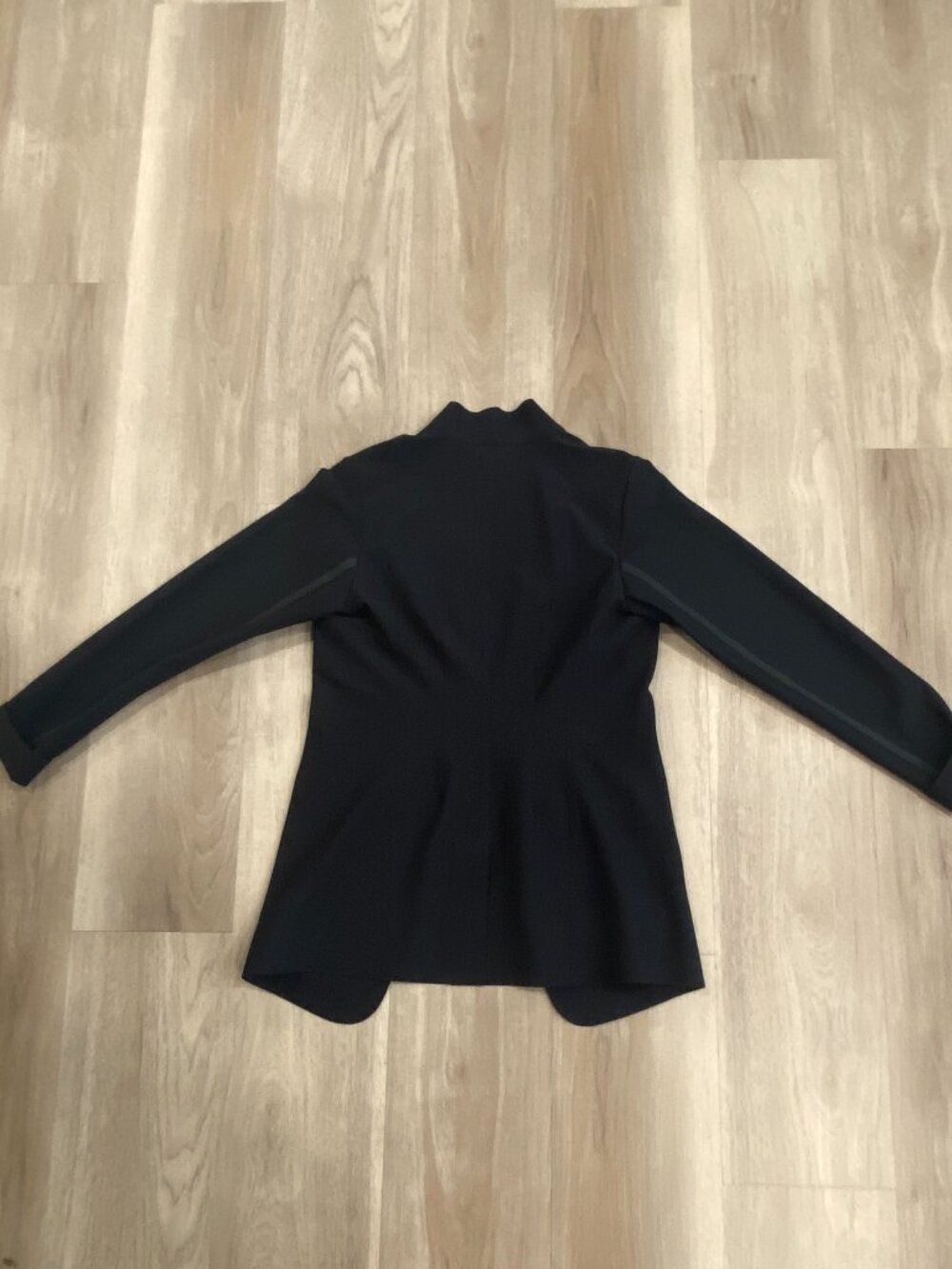 Athleta Cosmic Blazer Black XSP Petite Stretch Travel Work Athleisure Jacket - Picture 11 of 11